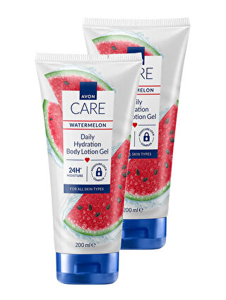 AVON Care Watermelon Karpuz Kokulu Vücut Losyon Jeli 200 Ml. İkili Set