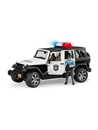 Bruder Jeep Wrangler U.R. Polis Aracı Ve Memur BR02526