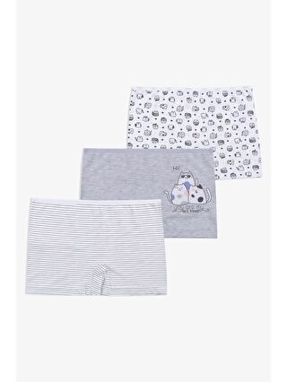 Beyaz-Gri-Açık Lacivert