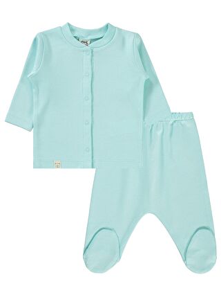 Civil Yeşil Baby Erkek Bebek Pijama Takımı 1-6 Ay Mint