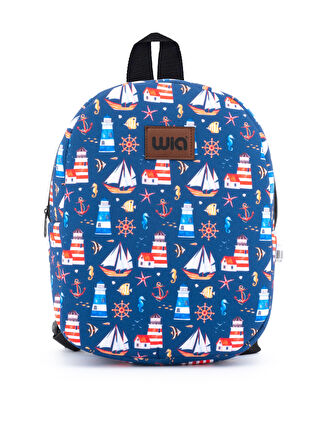 Lacivert-Turuncu-Gri