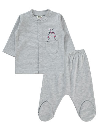 Civil Kız Bebek Pijama Takımı 1-6 Ay Grimelanj