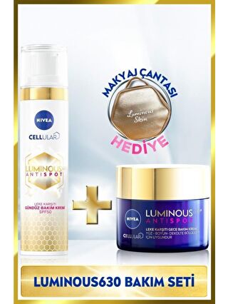 NIVEA Luminous630 Leke Karşıtı Spf50 Gündüz Yüz Kremi 40 ml, Gece Kremi, Cilt Tonu Eşitleyici