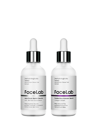 FaceLab 2'li Cilt Bakım Seti - Leke Karşıtı Serum + Kolajen Serum