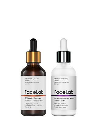 FaceLab 2'li Cilt Bakım Seti - C Vitamini Serum + Leke Karşıtı Serum