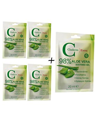 Claderm 5’li Aloe Vera Soothing Gel Avantaj Paketi 20 ml