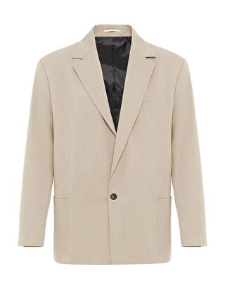 VAMOSCLO Bej Oversize Blazer Ceket