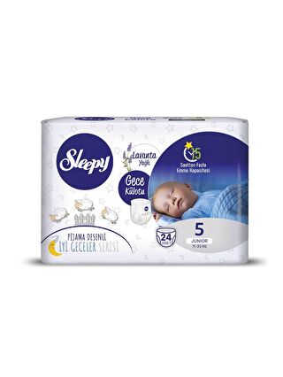 Sleepy Gece Külotu 5 Numara Junıor 24 Adet