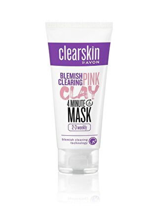 AVON Clearskin Blemish Clearing Leke Karsıtı Pembe Kil Yüz Maskesi 75 Ml.