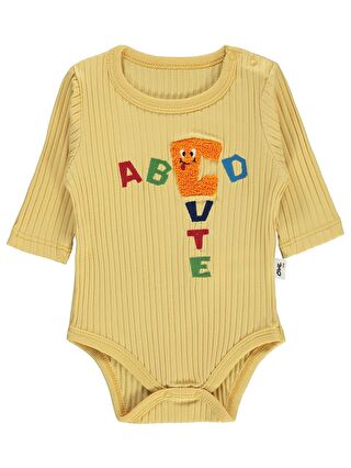 Civil Baby Bebek Çıtçıtlı Badi 3-18 Ay Soft Sarı