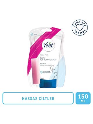 Veet Pure Duşta Tüy Dökücü Krem Hassas Ciltler 150 ML