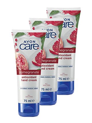 AVON Care Nar Özü Içeren El Kremi 75 Ml. Üçlü Set