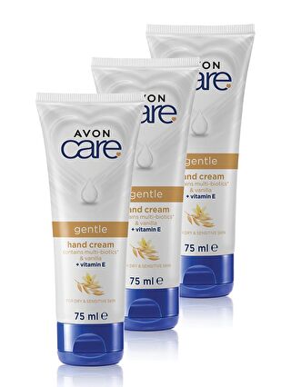 AVON Care Vanilya Içeren E Vitaminli Kuru Ciltler İçin El Kremi 75 Ml. Üçlü Set