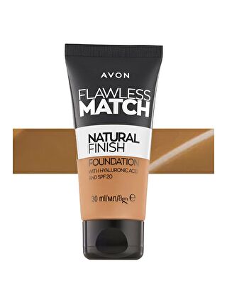 AVON Flawless Match Natural Likit Fondöten Spf20 30 Ml. Light Caramel 355G