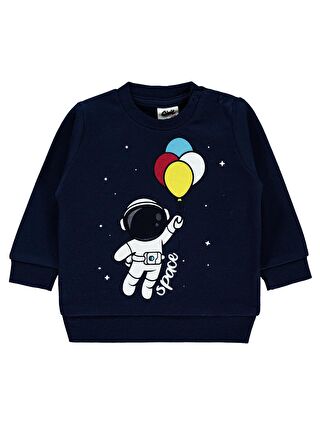 Civil Bebek Sweatshirt 6-18 Ay Lacivert