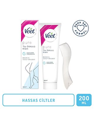 Veet Pure Tüy Dökücü Krem Hassas Ciltler 200 ML