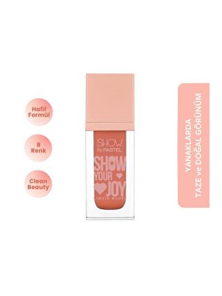 Pastel Show Your Joy Liquid Blush - Likit Allık 53