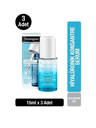 Neutrogena Hydro Boost Hyaluronik Serum 15 ml x3