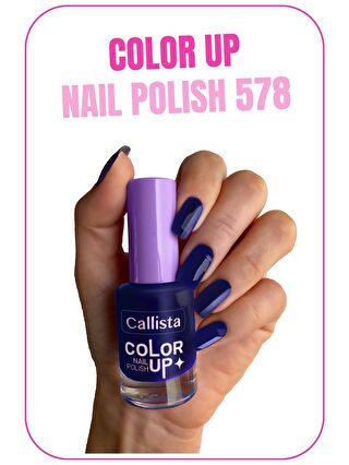 Callista Color Up Nail Polish Oje 578 Thunder Storm - Mavi