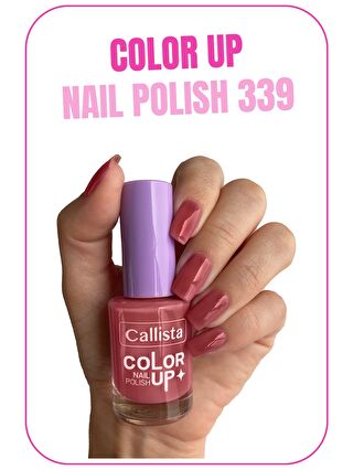 Callista Color Up Nail Polish Oje 339 Think Pink - Pembe