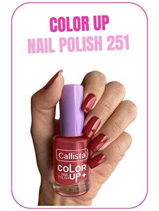 Callista Color Up Nail Polish Oje 251 Calm Down - Kırmızı