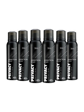 Privacy Man Addiction Erkek Deodorant 6x150ml