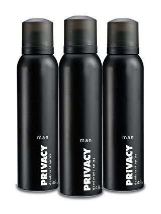 Privacy Men Deodorant 3x150ml