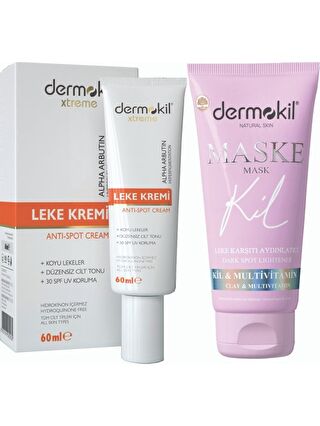 DERMOKIL Anti-Spot Leke Kremi ve Leke Karşıtı Aydınlatıcı Maske