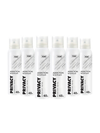 Privacy Woman Addiction Kadın Deodorant 6x150 ml