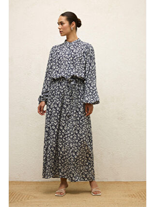 Beyaz-Mavi-Açık Gri