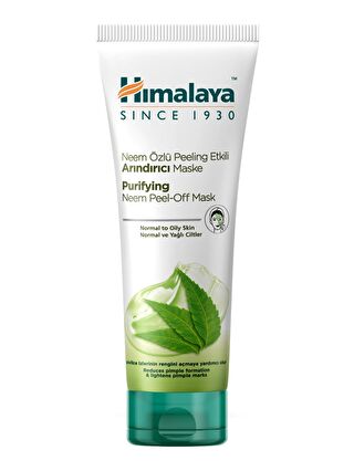 Himalaya Since 1930 Since 1930 Peeling Etkili Arındırıcı Yüz Maskesi, Neem, Zerdeçal, Parabensiz, Normal Ve Yağlı Ciltle