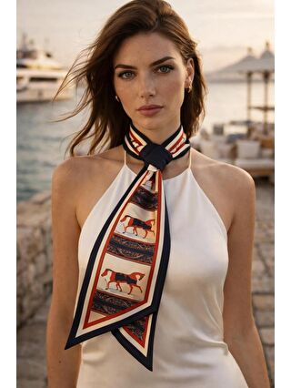 Açık Lacivert-Gri-Beyaz