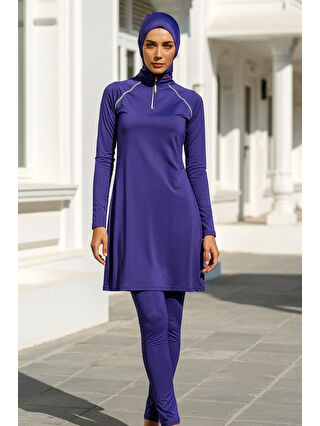 Beyaz-Açık Kırmızı-Saks Mavi