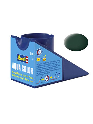 Revell 36168 Dark Green Mat Raf 18 Ml Su Bazlı Maket Boyası