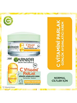 Garnier C Vitamini Parlak Günlük Aydınlatıcı Nemlendirici Krem 50ml