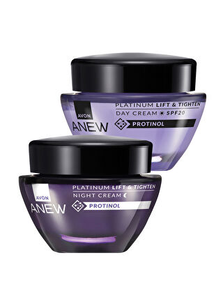 AVON Anew Platinum Lift & Tighten Gece ve Gündüz Krem Paketi