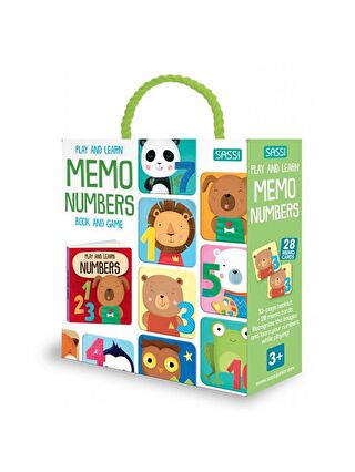 Sassi Play and Learn - Memo Numbers - Book and Game