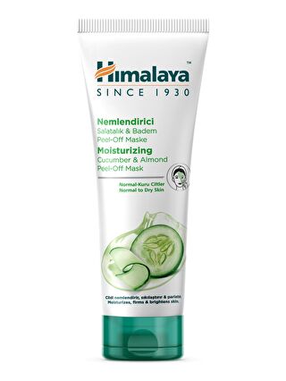 Himalaya Since 1930 Peeling Etkili Nemlendirici Yüz Maskesi, Badem, Salatalık, Parabensiz, Normal Ve Kuru Ciltler, 75 Ml