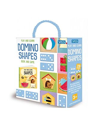 Sassi Play and Learn - Domino Shapes - Book and Game