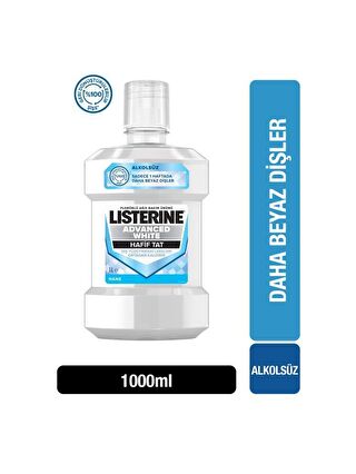 Listerine Advanced White Hafif Tat Ağız Bakım Suyu 1000 ml