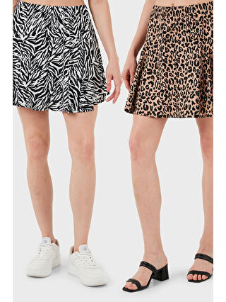 Kahverengi-Siyah-Ekru