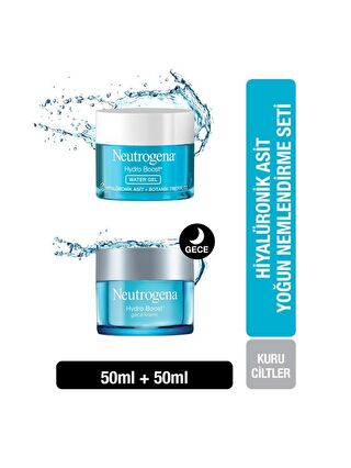 Neutrogena Hydro Boost Water Gel 50 ml+Gece Kremi 50ml