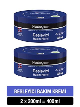 Neutrogena Norveç Formülü Besleyici Bakım Kremi 200 Ml X 2 Adet