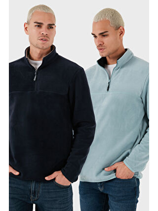 Lacivert-Açık Yeşil