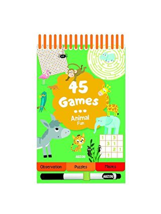 Auzou 45 Games - Animal Fun