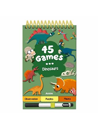 Auzou 45 Games - Dinosaurs