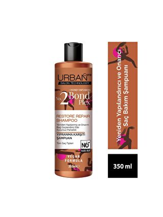 Urban Care No.2 Bond Plex Restore Repair Yıpranma Karşıtı Saç Bakım Şampuanı 350 ml-sülfatsız