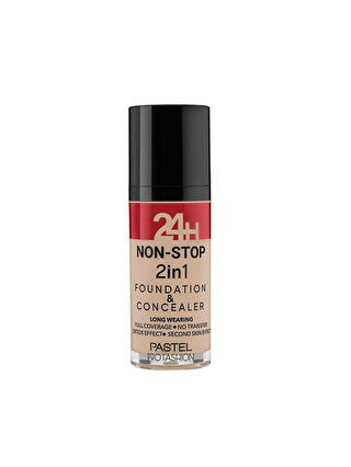 Pastel Profashion Non-Stop 2 in 1 Foundation and Concealer No605 Sand Fondöten Kapatıcı