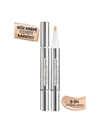 L'Oreal Paris True Match Göz Kremi İçeren Kapatıcı 2'si 1 Arada