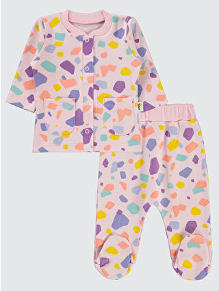 Civil Baby Kız Bebek Pijama Takımı 1-6 Ay Pembe